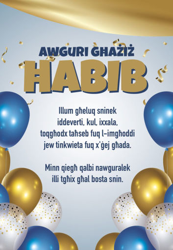 Picture of AWGURI GHAZIZ HABIB FGHELUQ SNINEK KARTOLINA